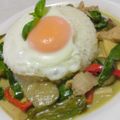 papikun's cooksnap of when they made バジル仕上げのさわやかタイカレー.