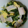 ☆よしにょ☆'s cooksnap of when they made 5分で完成♪ほうれん草とハムの卵炒め.