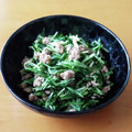 すうがん's cooksnap of when they made 水菜と挽肉のピリ辛オイスターソース炒め♪.