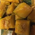 moe1983's cooksnap of when they made レンジとめんつゆ♪かぼちゃのホッコリ煮物.