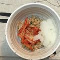 おはなすき's cooksnap of when they made おろしキムチ納豆.