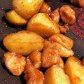 あんこずんだ's cooksnap of when they made 新じゃがと鶏もものはちみつ醤油炒め.
