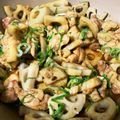 DHA's cooksnap of when they made ❁鶏肉とレンコンのコチュジャンねぎ炒め.