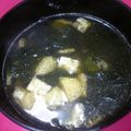 レアレアチーズ's cooksnap of when they made 体が温まる豆腐の☆しょうが入り☆お吸い物.
