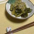 usekko's cooksnap of when they made 至極の美味しさ♡野沢菜とじゃこの油炒め.