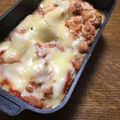✿ykyk✿'s cooksnap of when they made 餃子の皮＆トースターde超時短ラザニア！.