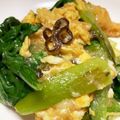 ちー助☆'s cooksnap of when they made 簡単副菜　チンゲンサイと塩昆布の卵あん.