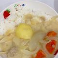 にじママ☆'s cooksnap of when they made あったか♡ミートボールのクリームシチュー.