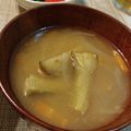 ポメリー's cooksnap of when they made 焼きナスの味噌汁.