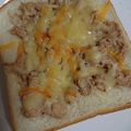mikiha5's cooksnap of when they made 簡単　ツナチーズトースト.