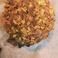 くみふく's cooksnap of when they made 揚げないスコッチエッグ、とろ〜り半熟.