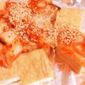 seacomet's cooksnap of when they made 簡単！厚揚げのキムチのせ.