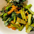 しゃもじなくま's cooksnap of when they made ♪小松菜と油あげの豆板醤炒め♪.