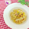hikarin♪'s cooksnap of when they made ♪焼豚と白菜のパスタ♪.