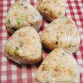 あゆまんま♪'s cooksnap of when they made 柚子胡椒入り簡単！肉そぼろの大人おにぎり.