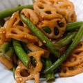 mi・haru's cooksnap of when they made れんこんといんげんのきんぴら.