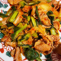 クック219VGU☆'s cooksnap of when they made 豚肉と菜の花のキムチ炒め.