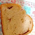 うきよ's cooksnap of when they made シナモンロール食パン✿.