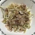 みりん調味料's cooksnap of when they made オーブンレンジで！豚肉ともやしの蒸し物.