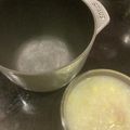 モモコ2016's cooksnap of when they made ストウブココットdeGOHANでお粥.