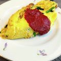 ぐっさんおよよ's cooksnap of when they made ☆ほうれん草とベーコンのオムレツ☆.