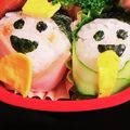 なっ！'s cooksnap of when they made おひなさまキャラ弁.