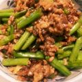 67luna's cooksnap of when they made いんげんと挽肉のピリ辛炒め★乾扁四季豆★.