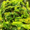 owly's cooksnap of when they made 菜の花お浸し.