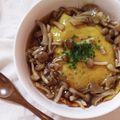 4児男子母さんの台所's cooksnap of when they made お手軽✾きのこのあんかけオムライス.