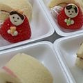 おろくにける's cooksnap of when they made いちごでおひなさま❤デコレーションに….