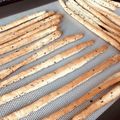 ちぇるらび's cooksnap of when they made 節分☆鬼ポッキー☆ごまクッキー.