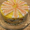 satotenten's cooksnap of when they made 子どもも大人も感動♡簡単ちらし寿司ケーキ.