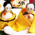 クックLCJQO8☆'s cooksnap of when they made ひな祭りお雛様ちらし.