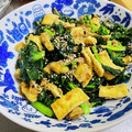 ろうや's cooksnap of when they made ゆき菜とツナの炒め物.