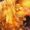 にゃんこりんご's cooksnap of when they made サクラエビとかぼちゃのかき揚げ.