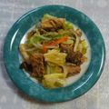ゆきらっくま's cooksnap of when they made さば缶野菜炒め（みそ味）.