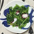 おはなすき's cooksnap of when they made タコとほうれん草のガーリック炒め.