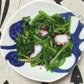 おはなすき's cooksnap of when they made タコとほうれん草のガーリック炒め.