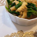 たいよう29's cooksnap of when they made 小松菜と油揚げの炊いたん.