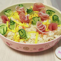 らふかまま's cooksnap of when they made 簡単！生ハムときゅうりの雛祭ちらし寿司.