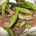 ☆1026りぃ☆'s cooksnap of when they made アスパラベーコンきのこのバター炒め。.