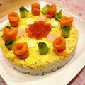 クックZ1XL7P☆'s cooksnap of when they made ひなまつりに＊華やかごはんケーキ.