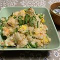 mihokid's cooksnap of when they made シロさんの鮭と卵のちらし寿司！何食べ#8.