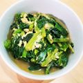わか江's cooksnap of when they made 冬菜の卵とじ♡他の菜っ葉でもOK.