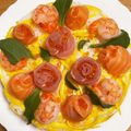 ♡一姫二太郎♡'s cooksnap of when they made ひな祭り☆お祝いに☆寿司ケーキ.