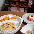 sammie☆'s cooksnap of when they made ＊離乳食中期＊ひな祭り✿ベビーちらし寿司.