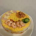 いろはすとろんぐ's cooksnap of when they made 女の子のかわいいちらし寿司ケーキ♪.