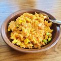 ねっちゃんっ's cooksnap of when they made ケチャップ風味の魚ニソ玉子チャーハン.