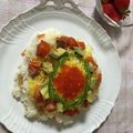 violets's cooksnap of when they made サーモンのビューティちらし寿司.
