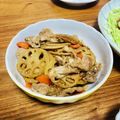 ねっちゃんっ's cooksnap of when they made きんぴられんこん☆豚肉入り.